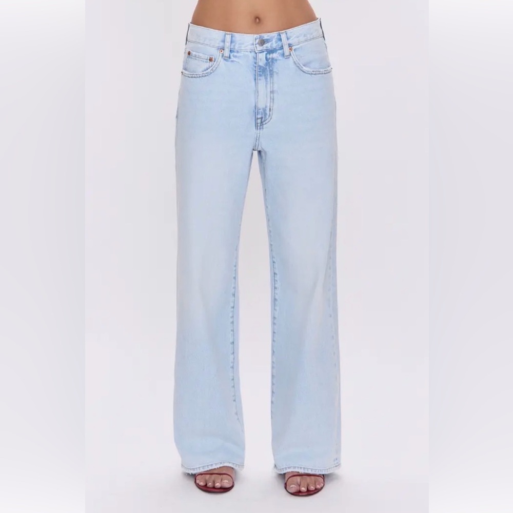 NWT Pistola Hendrix High Waist Wide Leg Jeans in waterfall size 26,